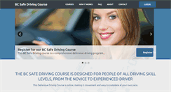 Desktop Screenshot of bcsafedrivingcourse.com