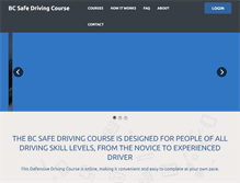 Tablet Screenshot of bcsafedrivingcourse.com